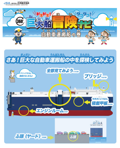 日本船主協会ウェブサイトイラスト